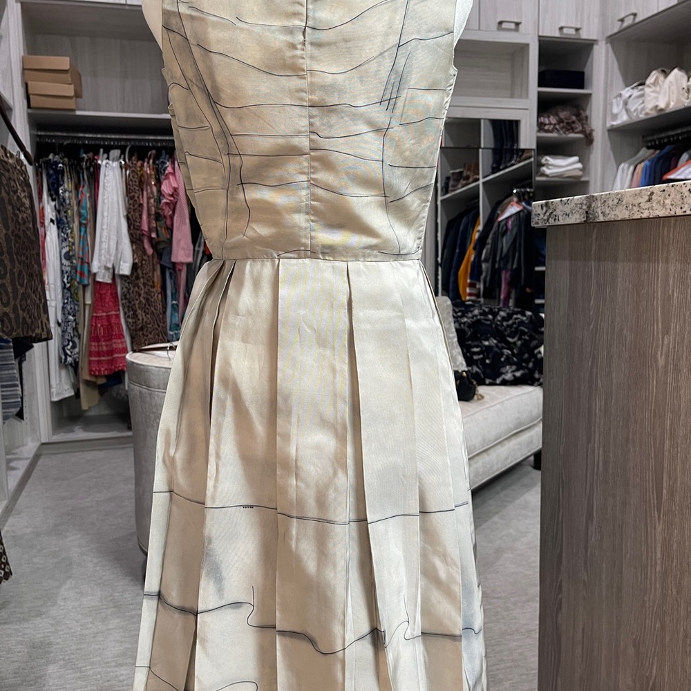 Prada Vintage Gray Midi Dress